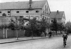 Чаянковы казармы в Мистеке, снимок 1938 года