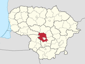 Localisation de Municipalité du district de Kaunas