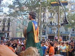 Gegant amb estelada