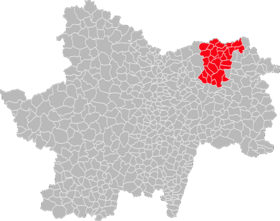 Localisation de Communauté de communes Saône Doubs Bresse