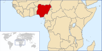 Locatie van Federal Republic of Nigeria