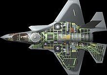 F-35B cutaway with lift fan Lockheed Martin F-35B Lightning II cutaway with liftfan.jpg