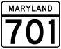 MD Route 701.svg