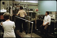 Testing in the black lung laboratory, West Virginia, 1974, Jack Corn