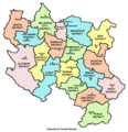 Distritos da Sérvia Central