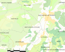 Saint-Jean-de-Cuculles - Localizazion