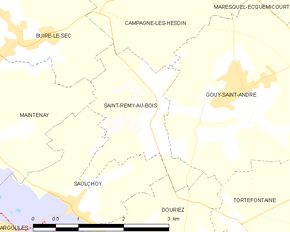 Poziția localității Saint-Rémy-au-Bois