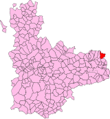 Localisation de Encinas de Esgueva