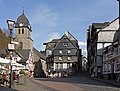 Monschau, Blick auf den Markt