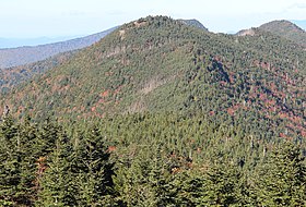 Mount Craig from Mount Mitchell, Oct 2016.jpg