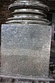 Old Kannada inscription (13th century) of the Seuna Yadava kingdom on pillar base in the Siddheshvara temple at Haveri