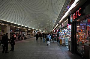 LIRR connecting concourse at Penn Station.