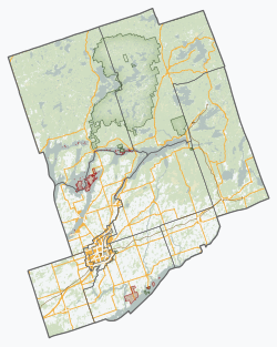 Selwyn is located in Peterborough County