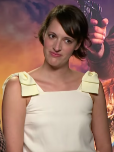 Phoebe Waller-Bridge při propagaci snímku Solo: Star Wars Story v roce 2018