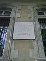 Plaque commémorative du centenaire de la révolte des canuts