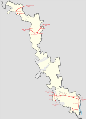 Карта Приднестровской железной дороги