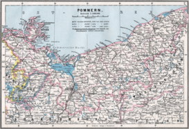 Provincia prusiana de Pomerania en 1905