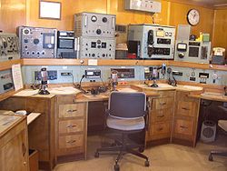 Queen Mary's wireless radio room