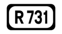 R731 road shield}}