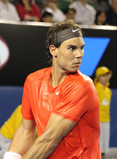 Radael Nadal at the 2011 Australian Open2 crop.jpg