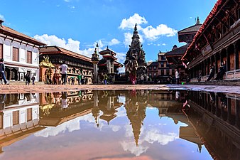 Reflection of Bhaktapur Durbar Square Photograph: Nrik kiran