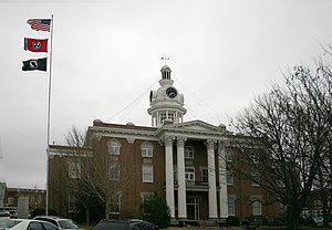 Rutherford County courthouse, .