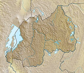 Map showing the location of Gishwati-Mukura National Park