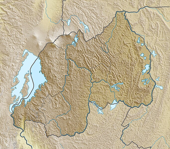 Dosiero:Rwanda relief location map.jpg