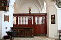 Køge Kirke. Quire. The parish clercks chair.