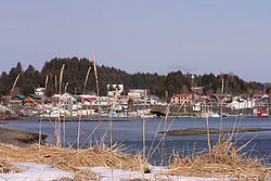 Skyline of Seldovia