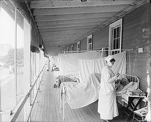 "Walter Reed Hospital Flu Ward". Pho...