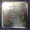 Stolperstein Bochum Scharnhorstraße 4 Werner Baumgarten