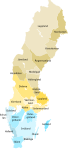 Artikel: Landskap, Sveriges administrativa indelning