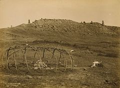 Sweat lodge frame loc cropped, 1910