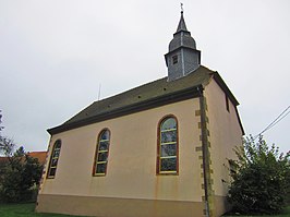 Protestantse kerk in Berling / Berlingen in Lothringen