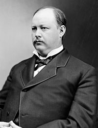 Republican speaker of the House Thomas Brackett Reed (1895-1899) Thomas Brackett Reed - Brady-Handy.jpg