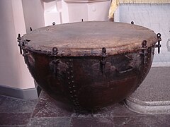 Trophy drum of the Turkish army, brought by Michał Kazimierz Pac from 1673 war with the Turks