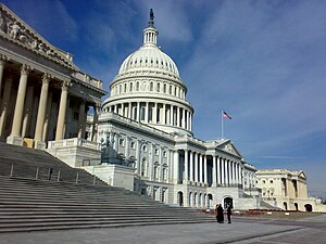 English: US Congress on Capitol Hill, Washingt...