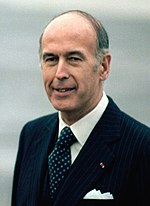 Valery Giscard d'Estaing, élu président de la République en 1974 après le décès de Georges Pompidou
