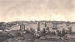 engraving of landscape