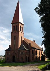 Die evangelisch-lutherische Kirche in Vilkyškiai (Willkischken) im Jahre 2007