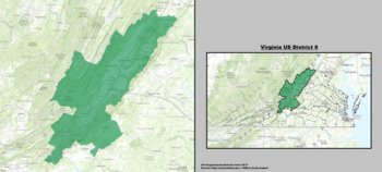 Вирджиния, округ Конгресса США 6 (с 2013 г.) .tif