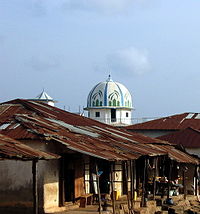 Mesquita em Voinjama, cidade ao nordeste do país