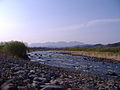 La rivière Watarase, au niveau de la ville de Kiryū.
