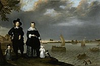 船主とその家族 (1650) ヴァランシエンヌ美術館蔵