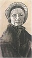 De vrouw met de muts (Vincent van Gogh, 1883)