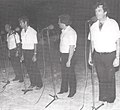 יוצאי להקת חיל הים בהופעה, 1984.