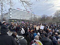 „Zusammen gegen rechts!“ in Chemnitz am 21. Januar 2024