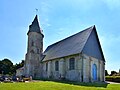 L’église Saint-Germain. Vue nord-ouest.