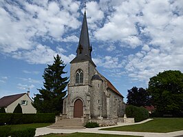 De kerk van Villeneuve-Saint-Nicolas